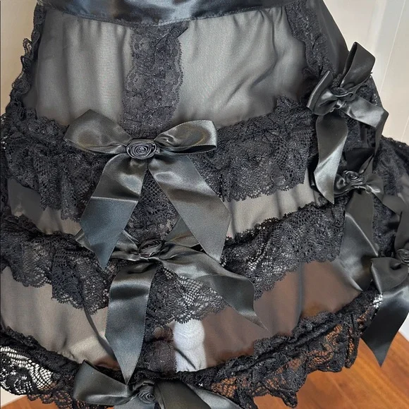 NWT Dolls Kill Death to Sunshine Cage Hoop Mini Skirt - Picture 4 of 15